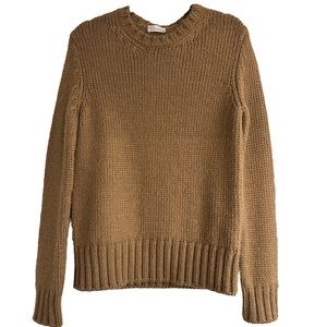 Red Valentino Wool & Alpaca Camel Knitted Sweater, Size M